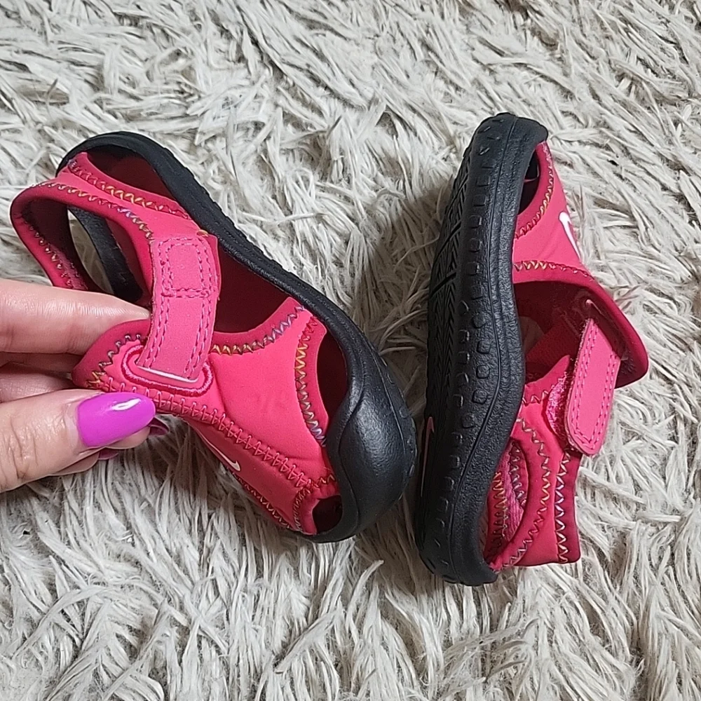 Kids Little Girls Nike Sunray Protected Sandals Neoprene 344993 Watersport 5